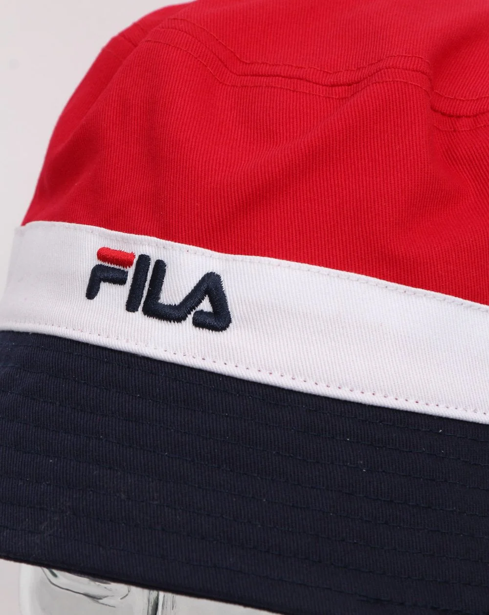 Fila Vintage Butler Bucket Hat Navy/White/Red - Image 2