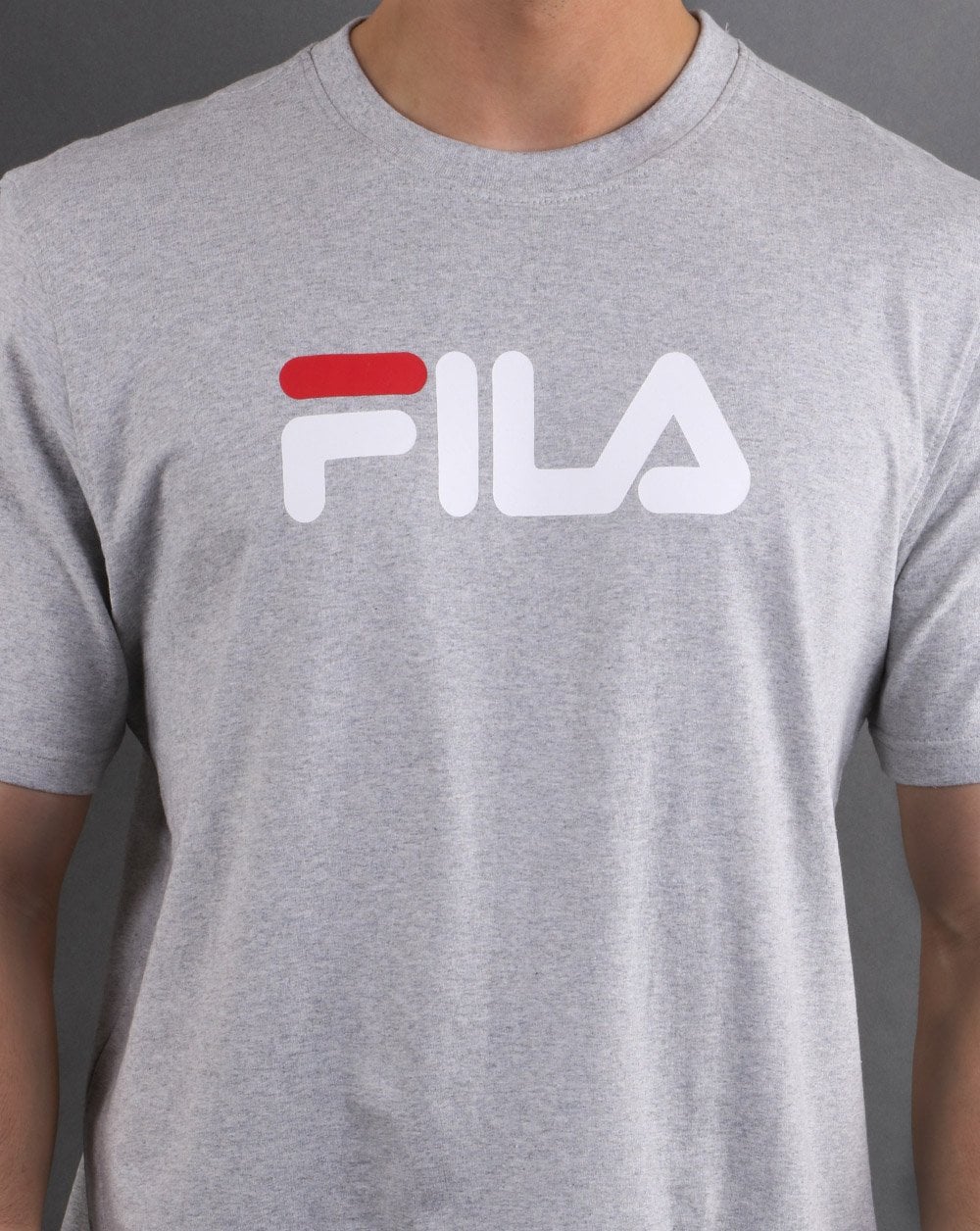 Fila Vintage Eagle T Shirt Light Grey - Image 4