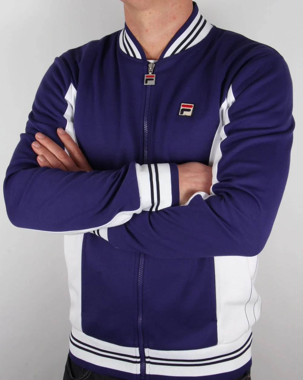 Fila Vintage Mk1 Settanta Track Top Purple - Image 3