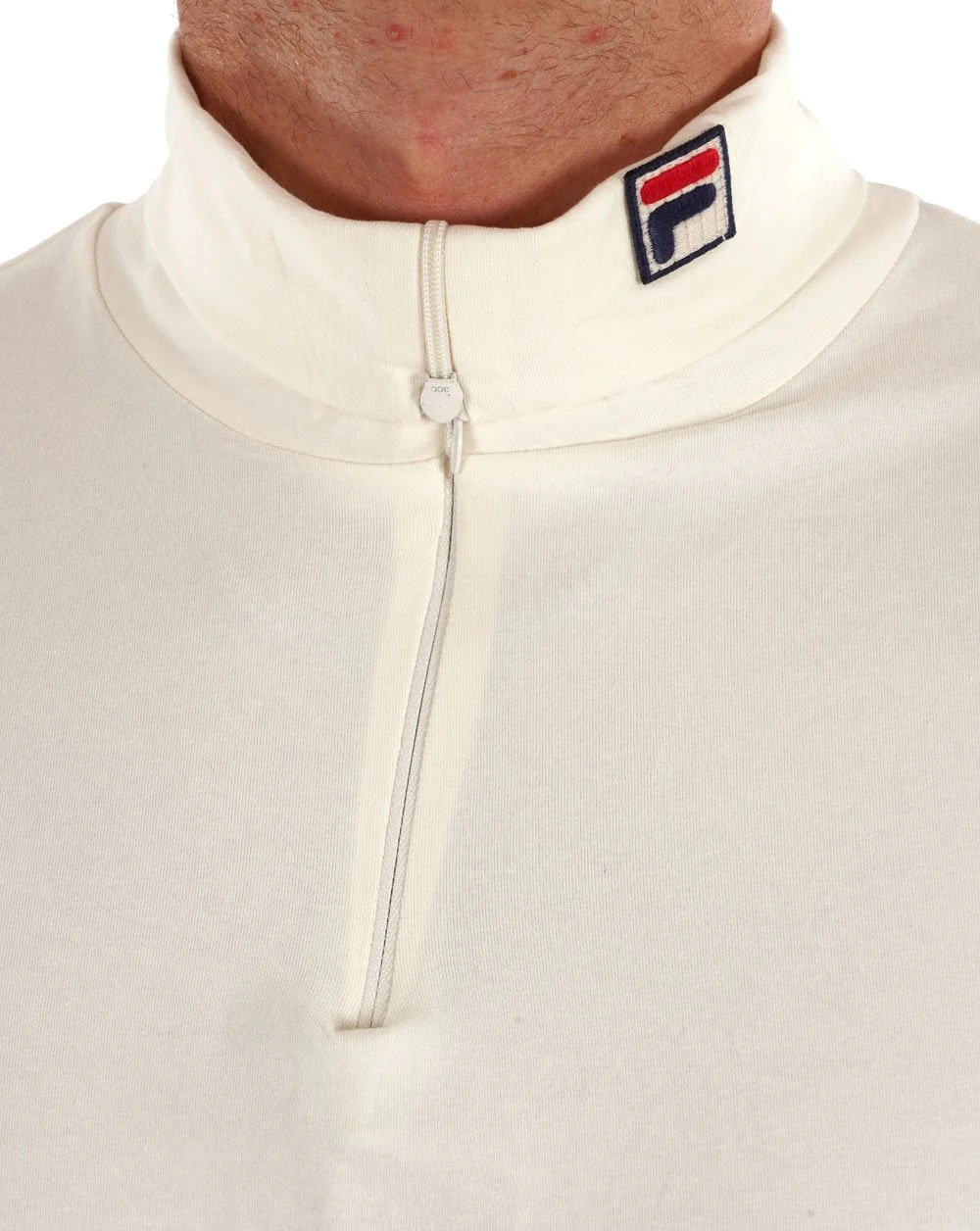 Fila Vintage Neil Zip Roll Neck Gardenia - Image 2