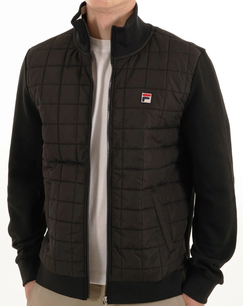 Fila Vintage Padded Jacket Black - Image 3