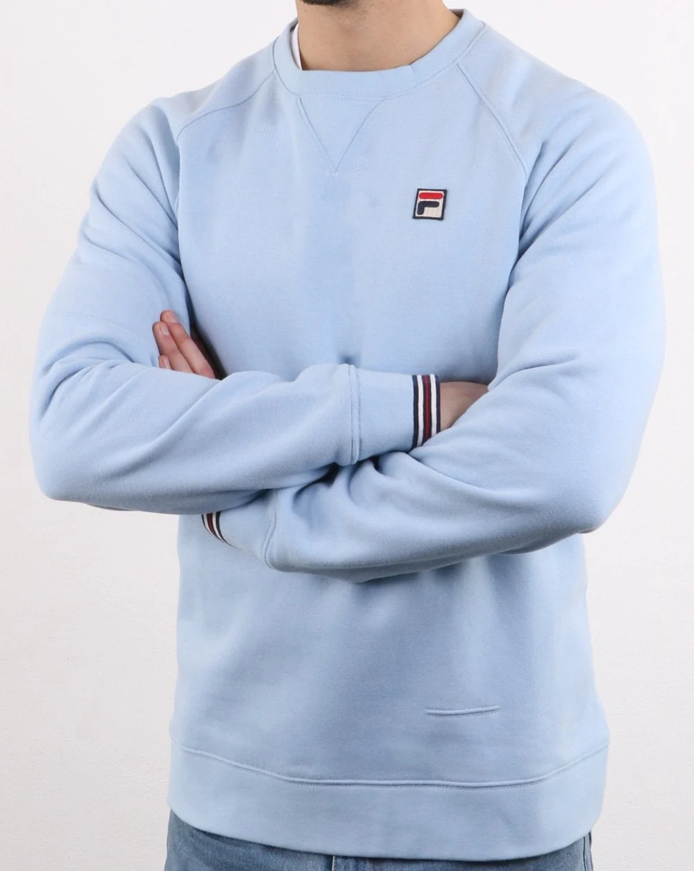 Fila Vintage Pozzi Crew Sweat Soft Sky - Image 3