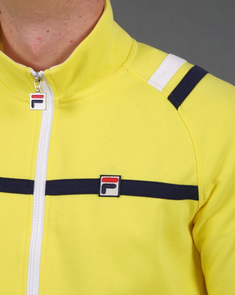 Fila Vintage Settanta MkII Track Top Yellow - Image 3