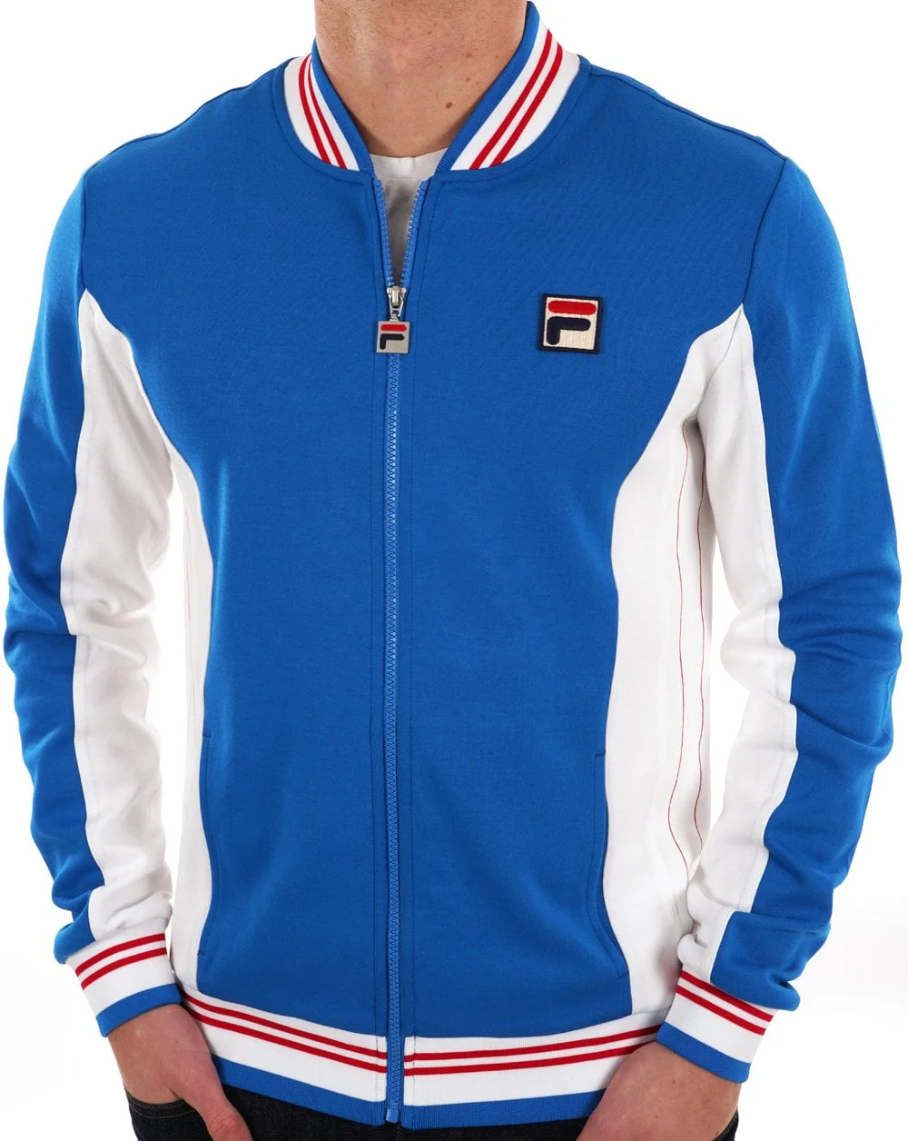 Fila Vintage Settanta Track Top Exclusive Pro Badge French Blue - Image 5