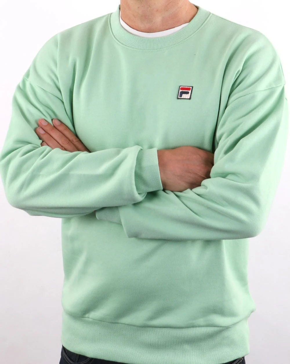 Fila Vintage Sweatshirt Fresh Lime Green - Image 2