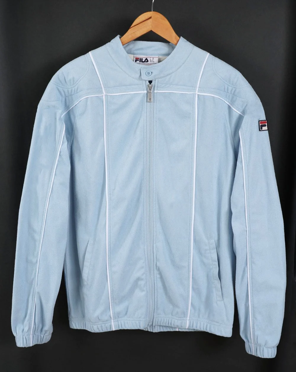 Fila Vintage Terrinda MK3 Track Top Sky Blue/White - Image 3
