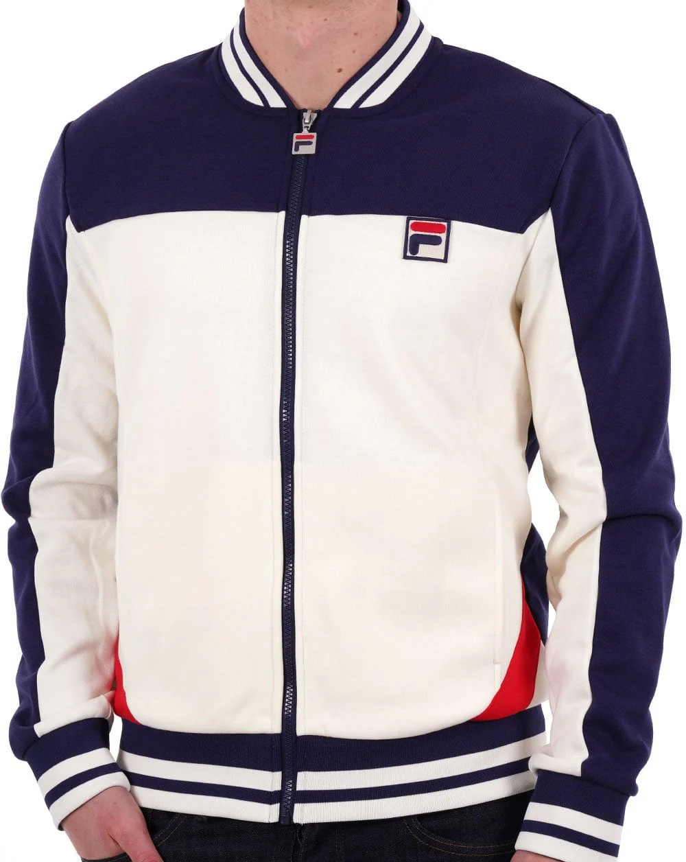 Fila Vintage Tiebreak Track Top Gardenia - Image 2