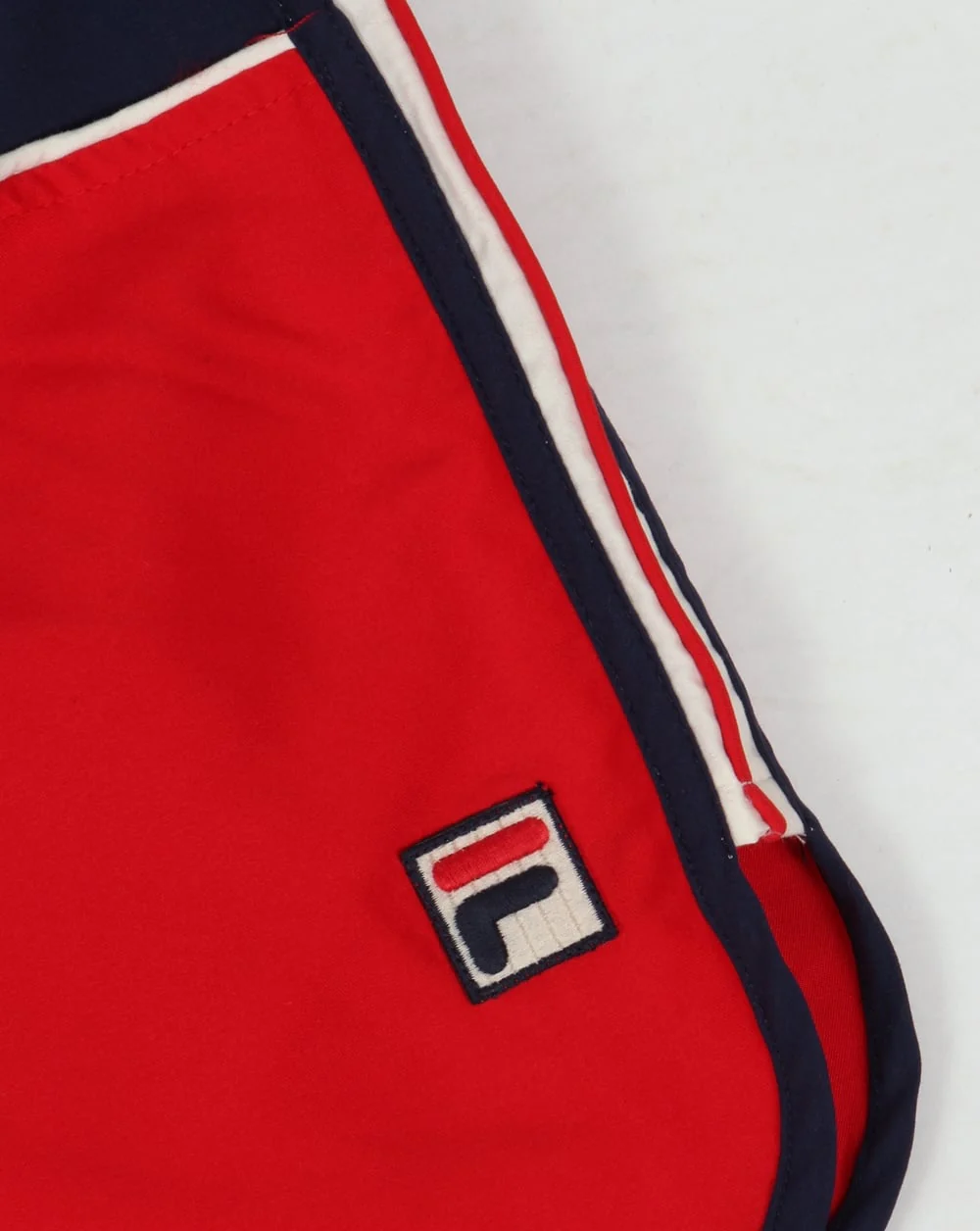 Fila Vintage Tomas Beach Swim Shorts Red - Image 4