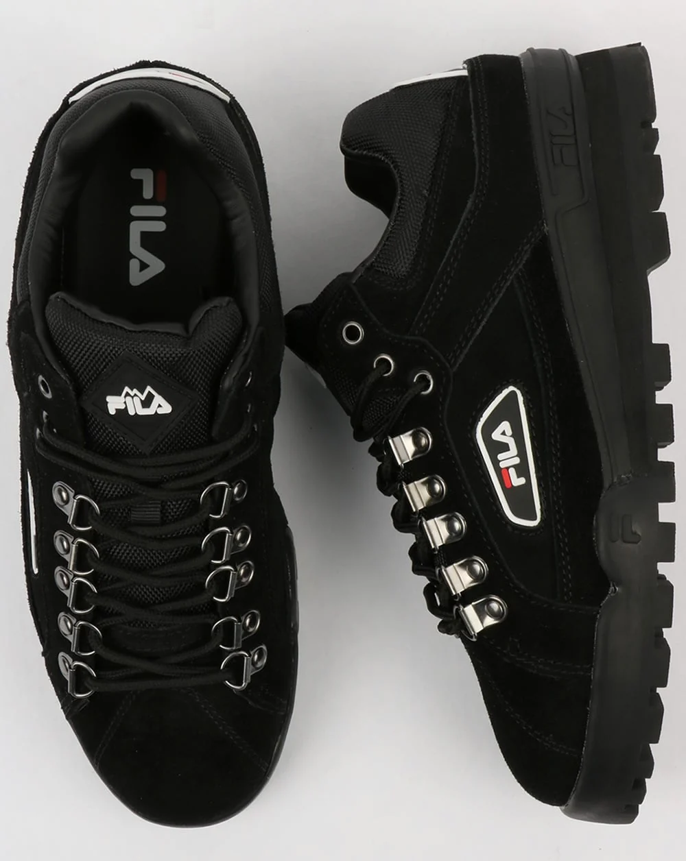 Fila Vintage Trailblazer Suede Boots Black - Image 3