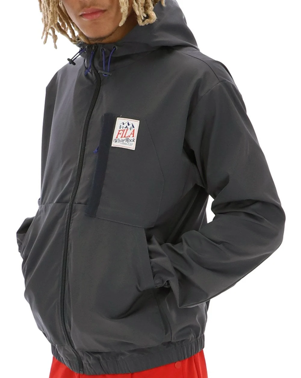 Fila White Rock Zane Windbreaker Ebony - Image 3