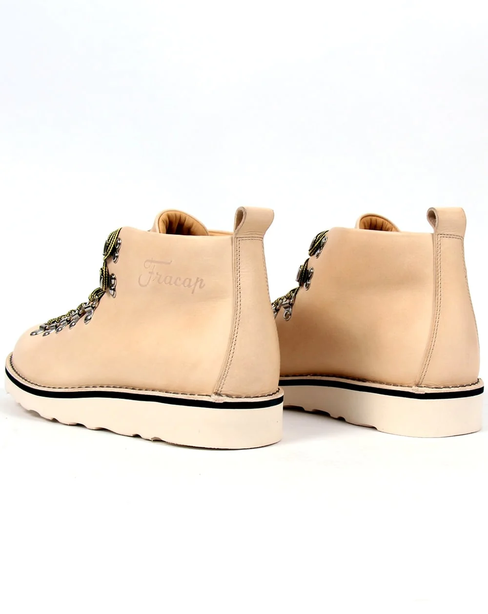 Fracap M120 Scarponcini Leather Boots Natural - Image 3