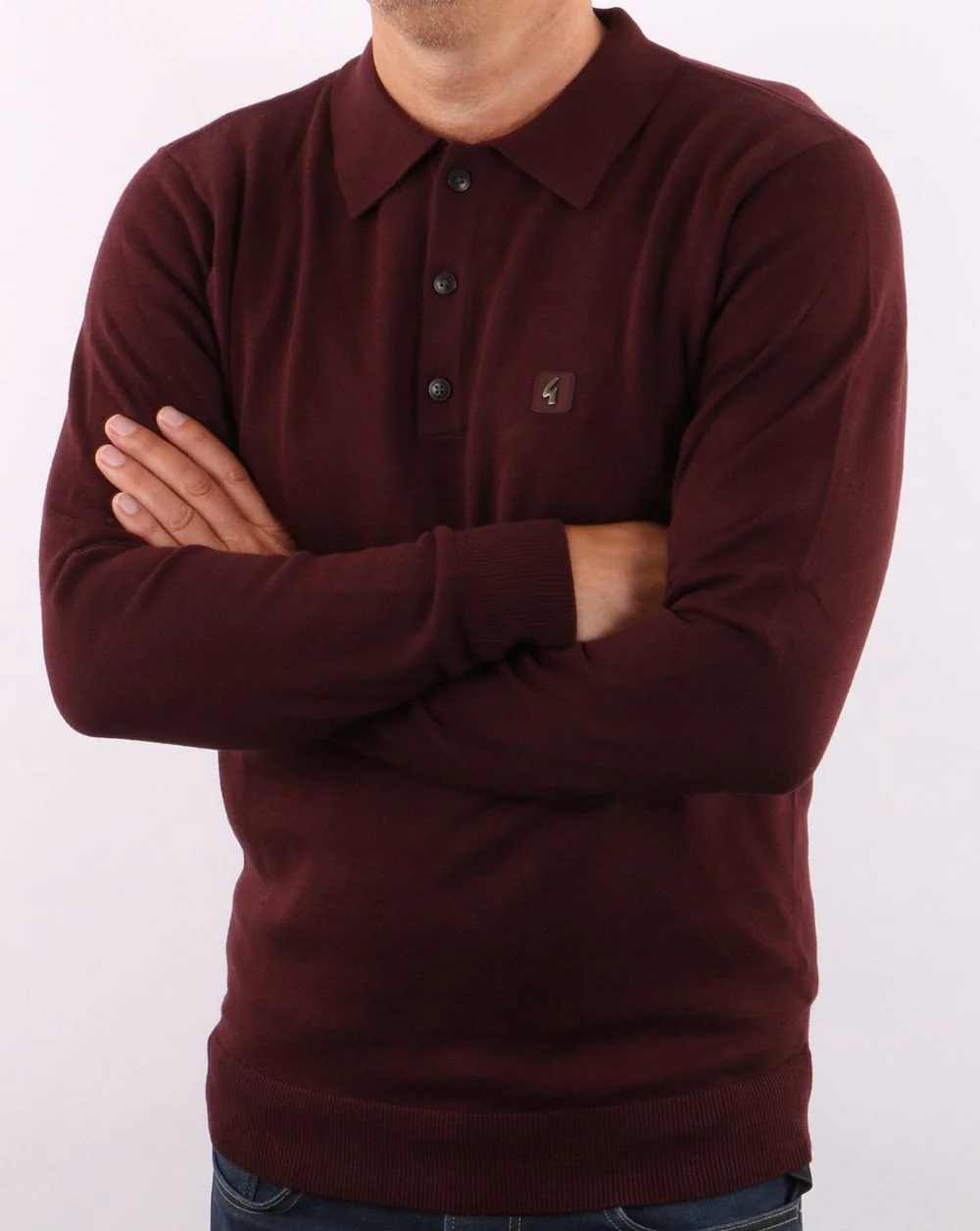 Gabicci Vintage Francesco Knitted Polo Port - Image 4