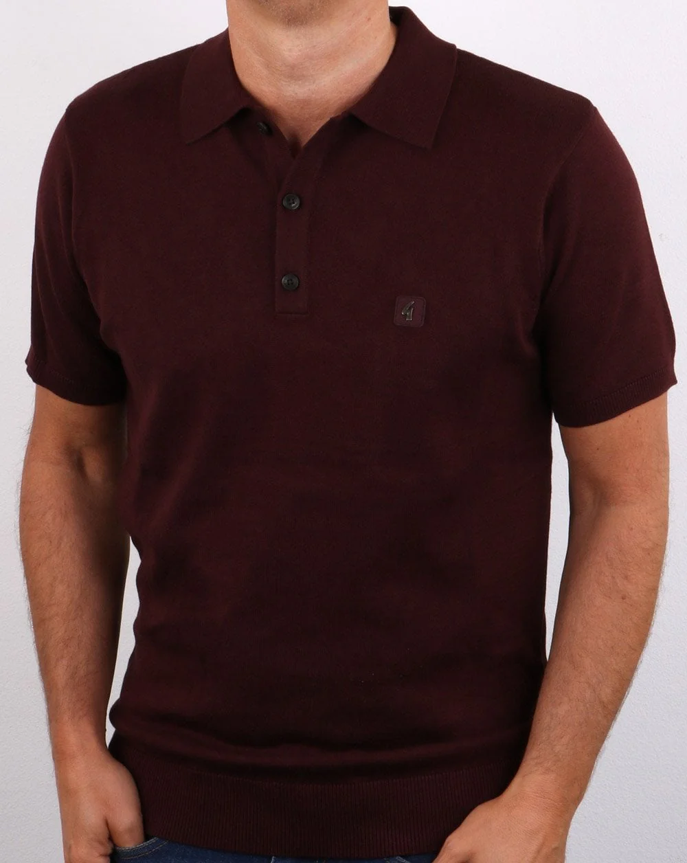Gabicci Vintage Jackson Polo Deep Port - Image 2