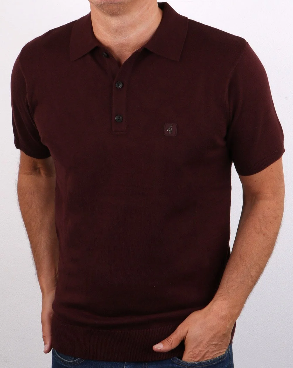 Gabicci Vintage Jackson Polo Deep Port - Image 3