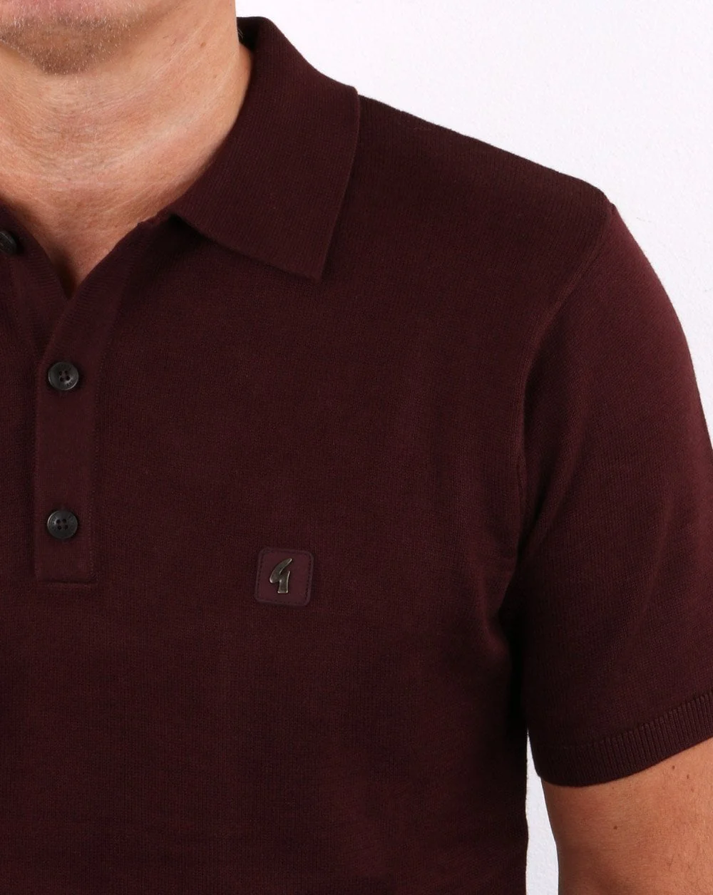 Gabicci Vintage Jackson Polo Deep Port - Image 4