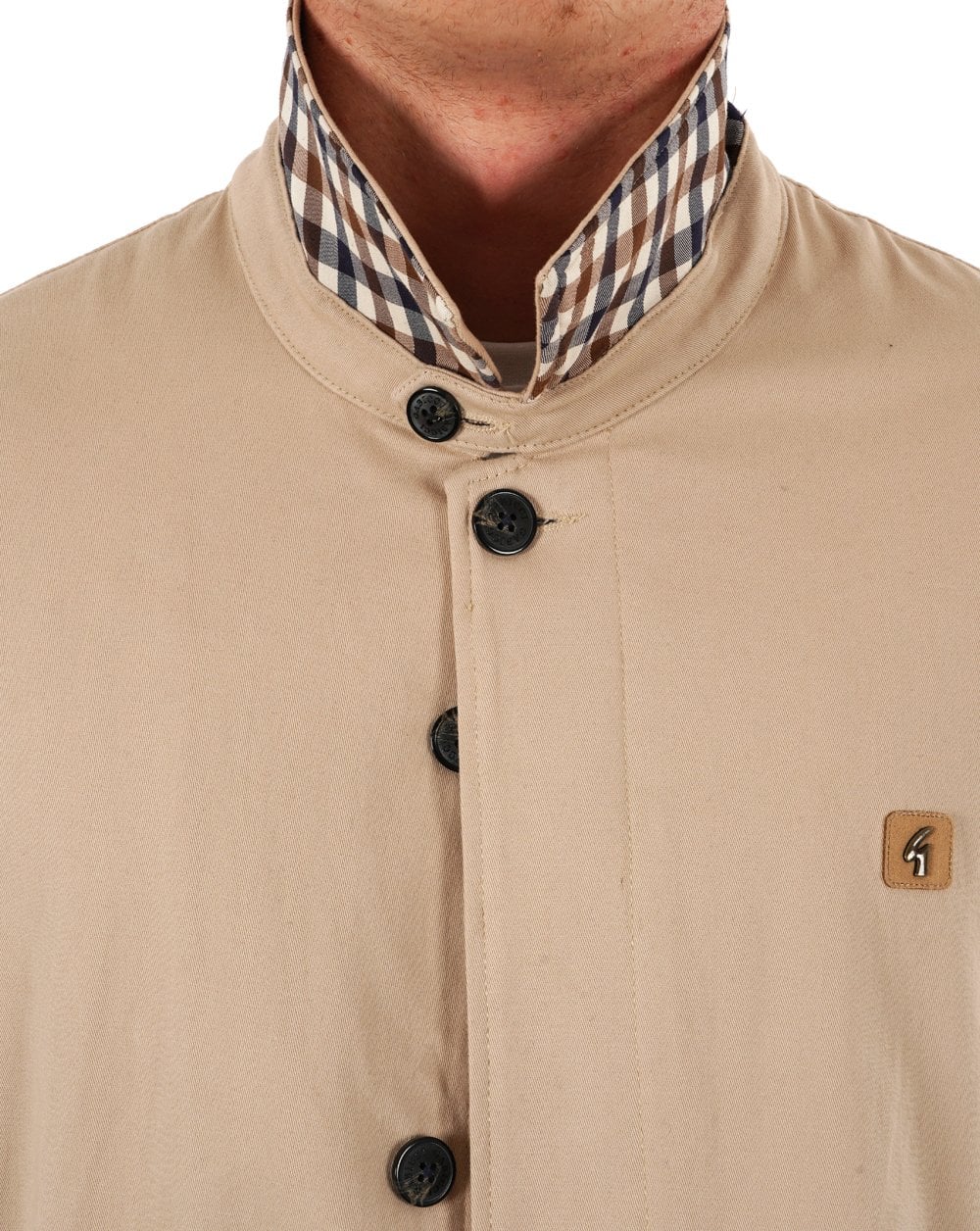 Gabicci Vintage Mac Stone Check Collar