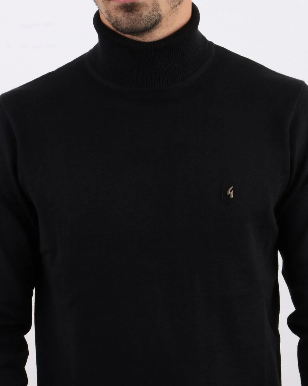 Gabicci Vintage Ricardo Roll Neck Black - Image 4