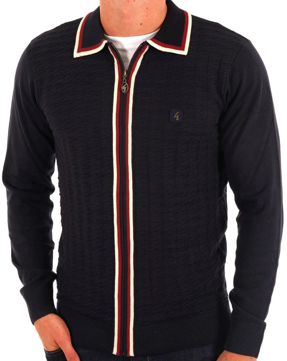Gabicci Vintage Tieplo Zip Thru Navy