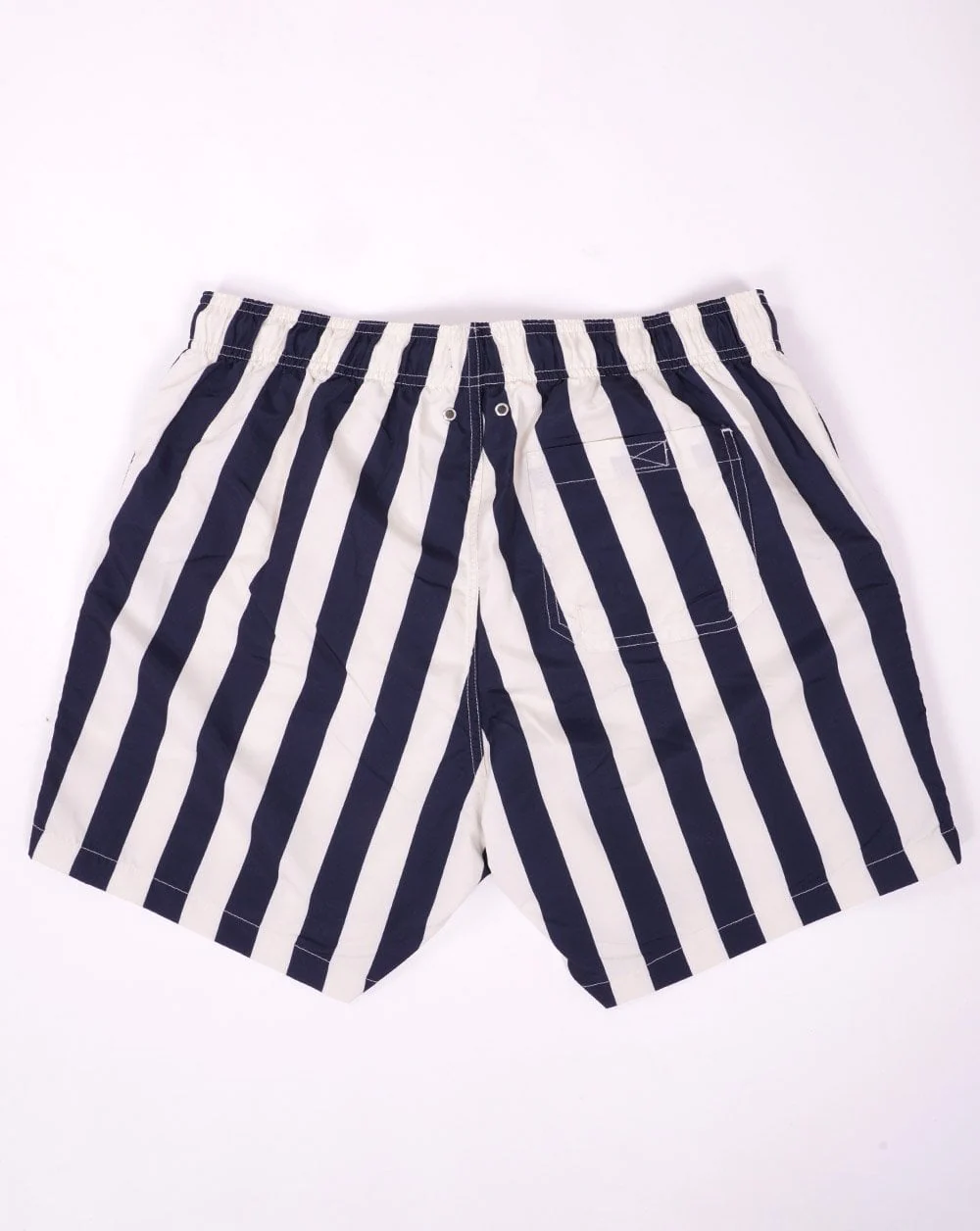 Gant Block Stripe Swim Shorts Navy Blue - Image 3
