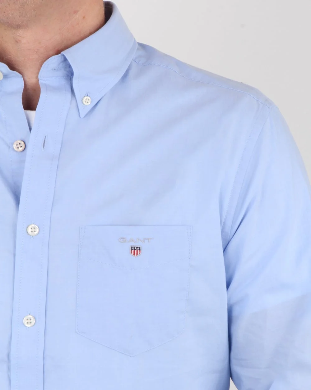 Gant Broadcloth Shirt Hamptons Blue - Image 2