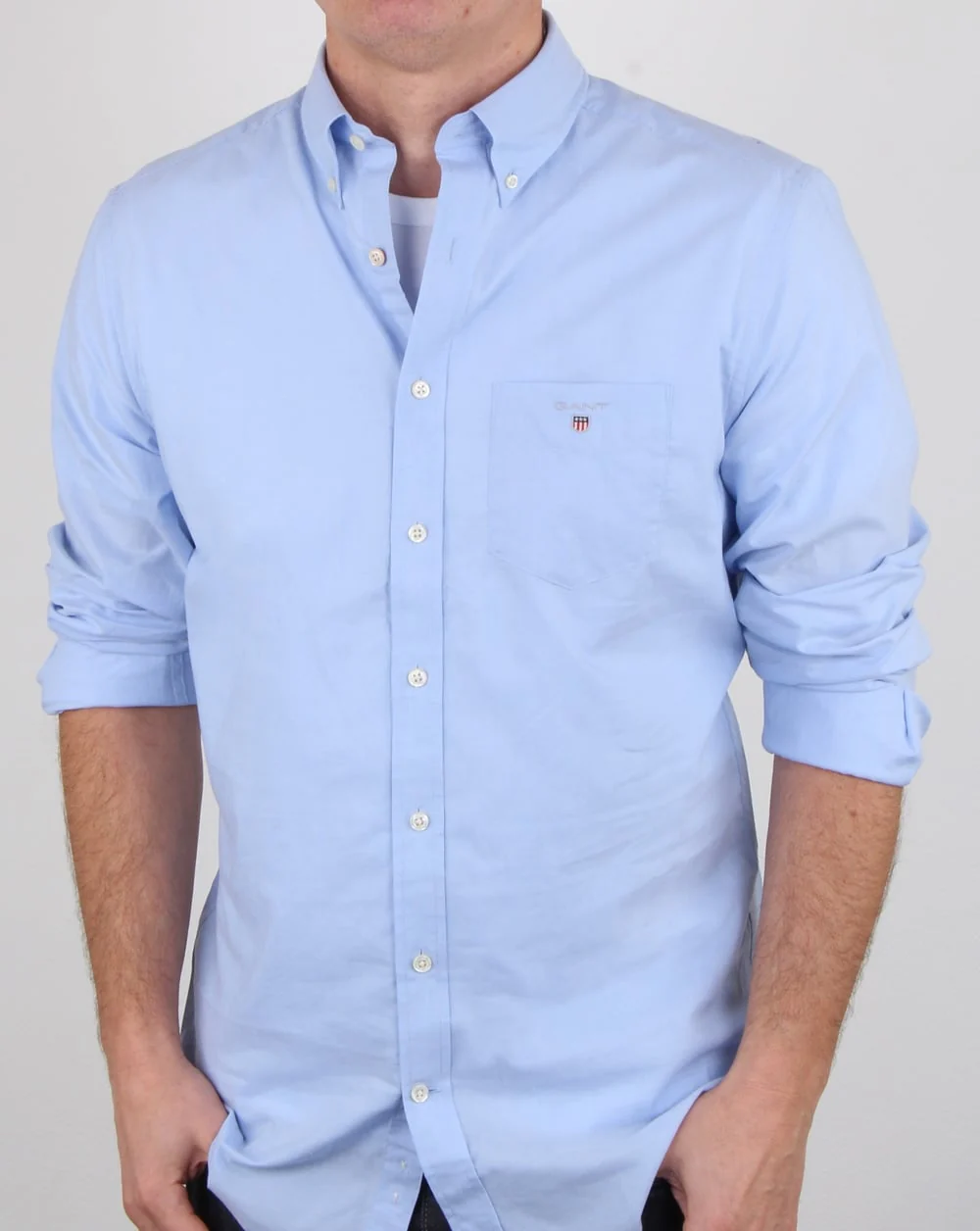 Gant Broadcloth Shirt Hamptons Blue - Image 4