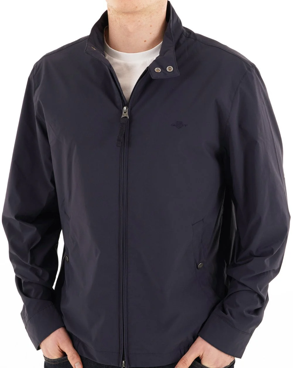 Gant Lightweight Harrington Jacket Navy Blue - Image 3