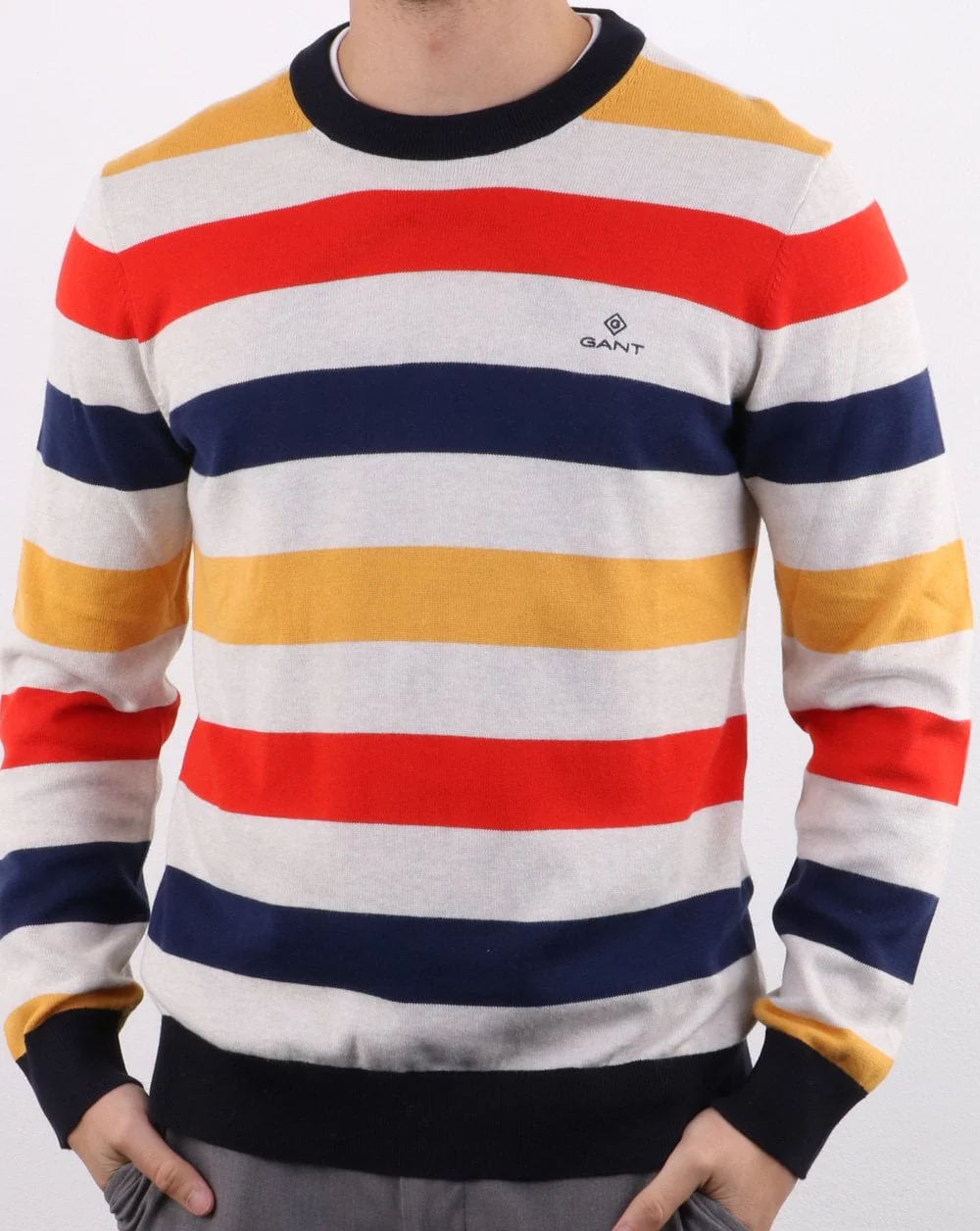 Gant Multi Colored Stripe Knitted Jumper