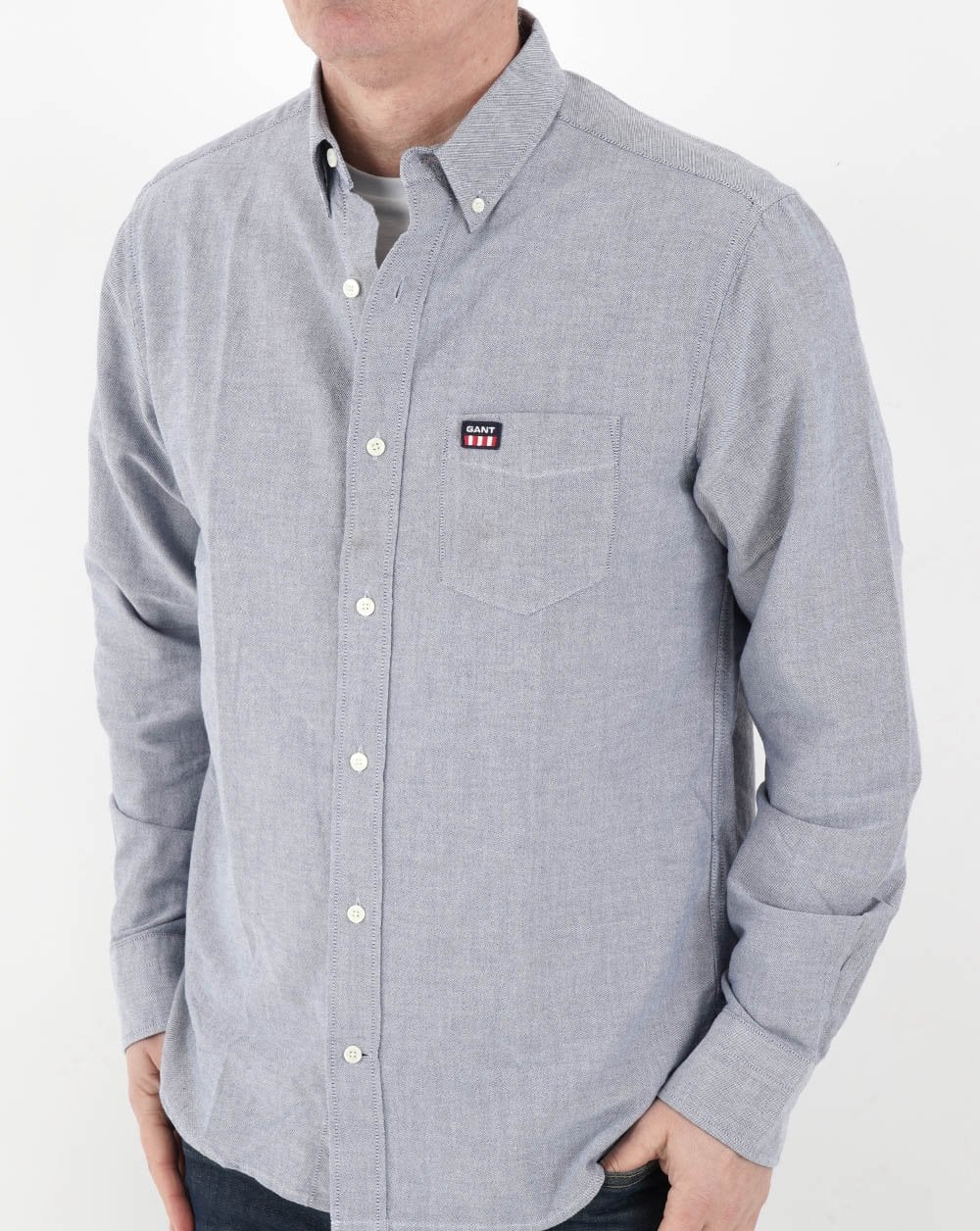 Gant Oxford Shirt Persian Blue - Image 3