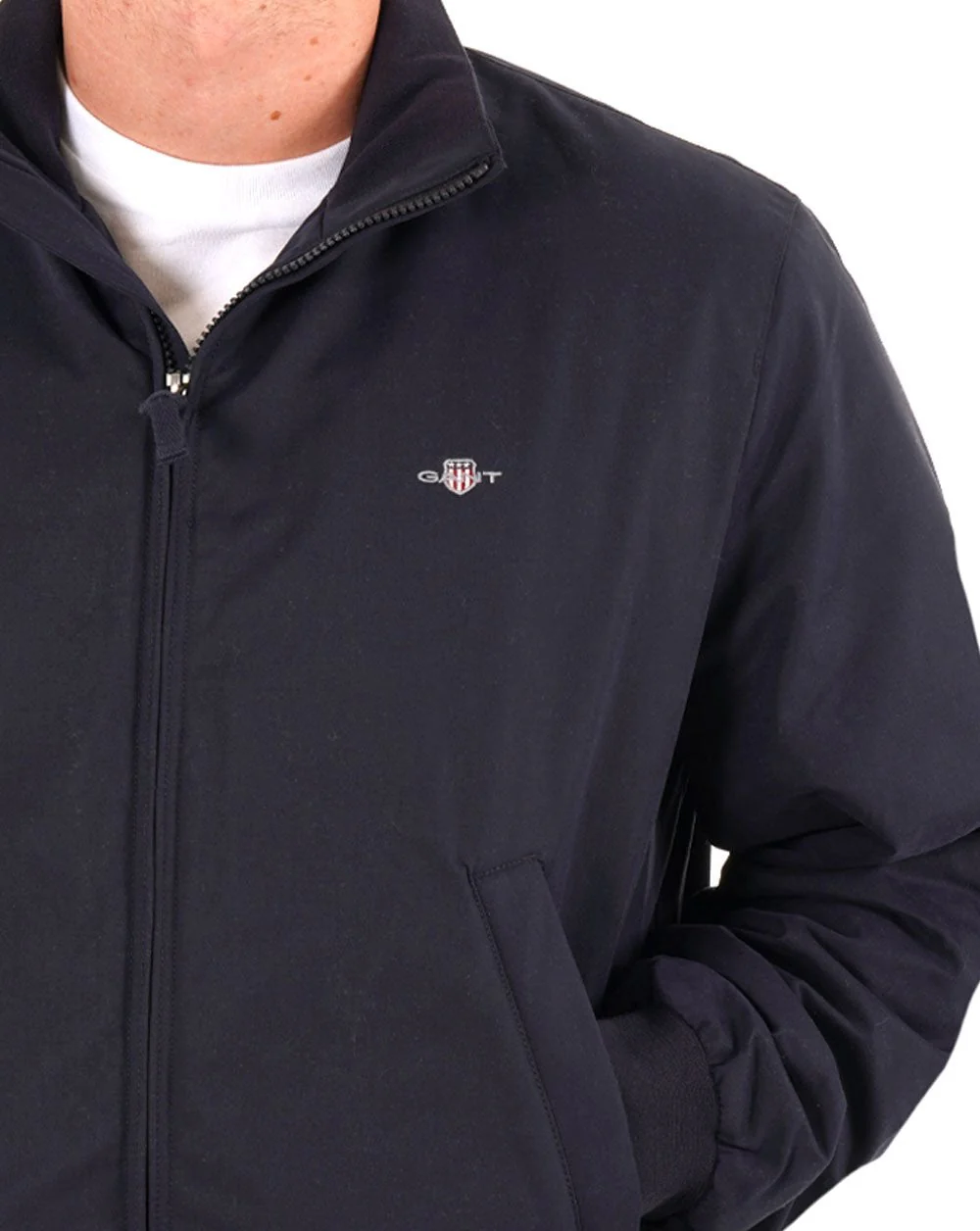 Gant Padded Hampshire Jacket Navy Blue - Image 2