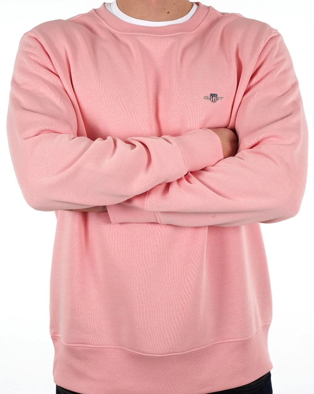 Gant Shield Crew Sweat Soft Pink - Image 2