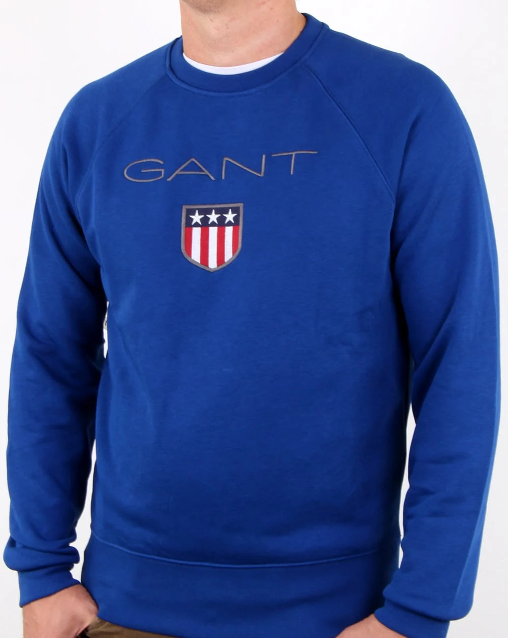 Gant Shield Crew Sweat Yale Blue