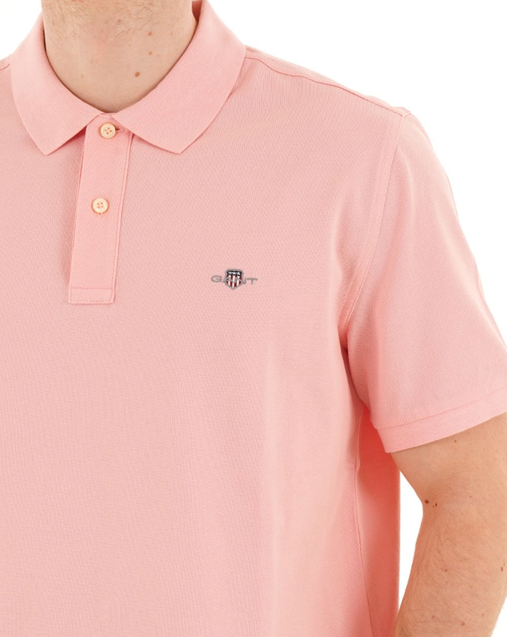 Gant Shield Pique Polo Soft Pink - Image 2