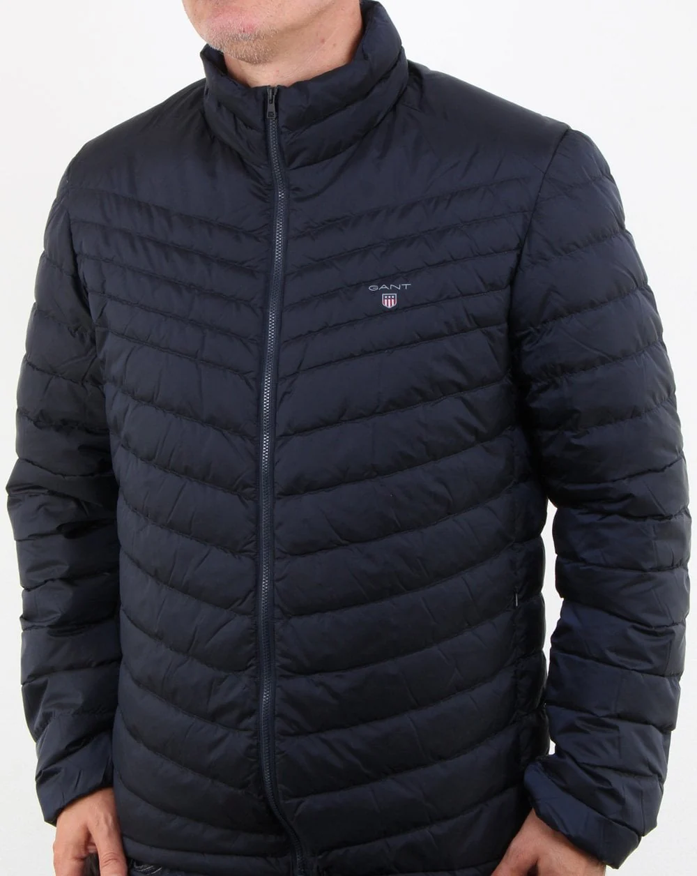 Gant The Airlight Down Jacket Navy - Image 2
