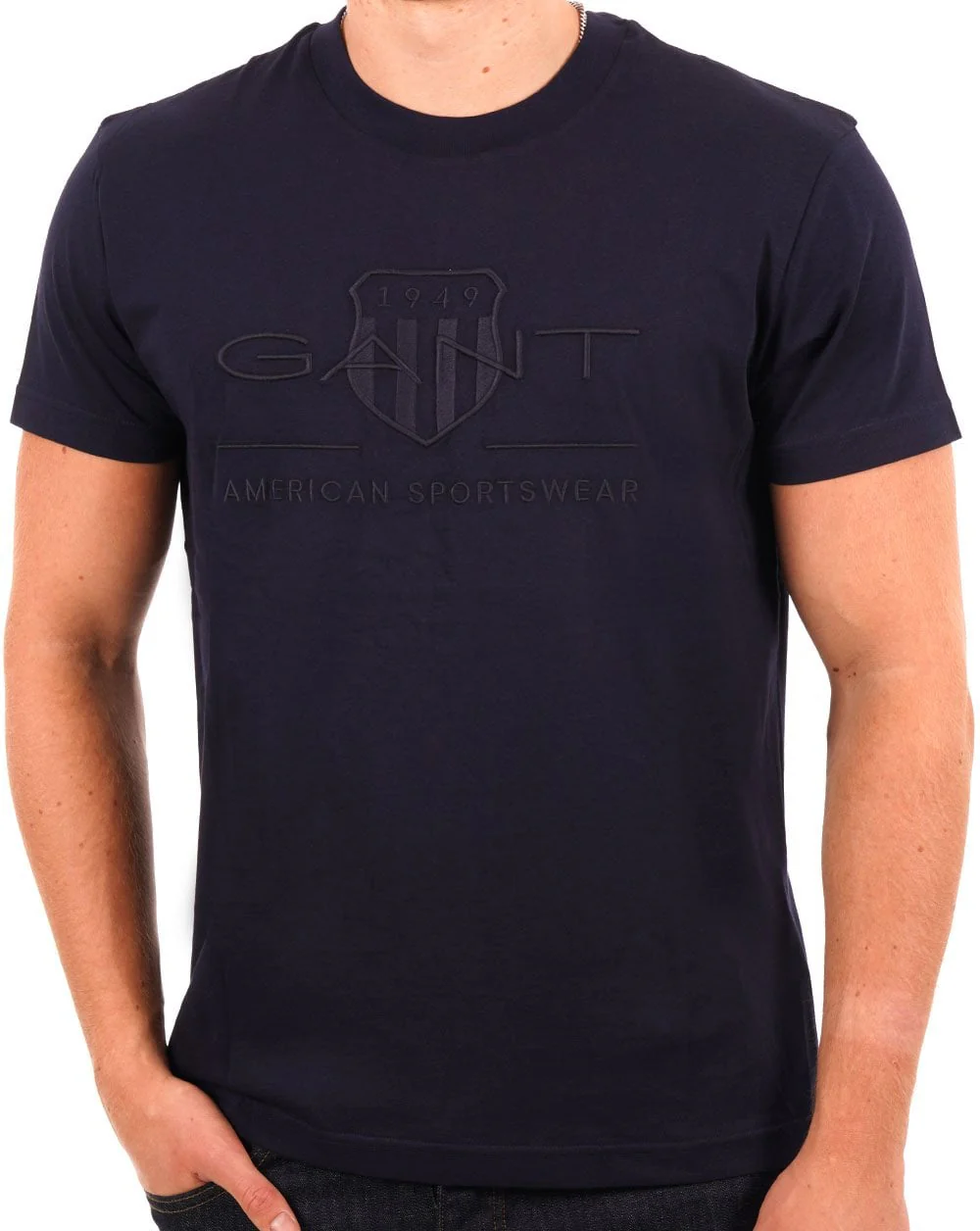 Gant Tonal Archive Shield T-shirt Navy Blue