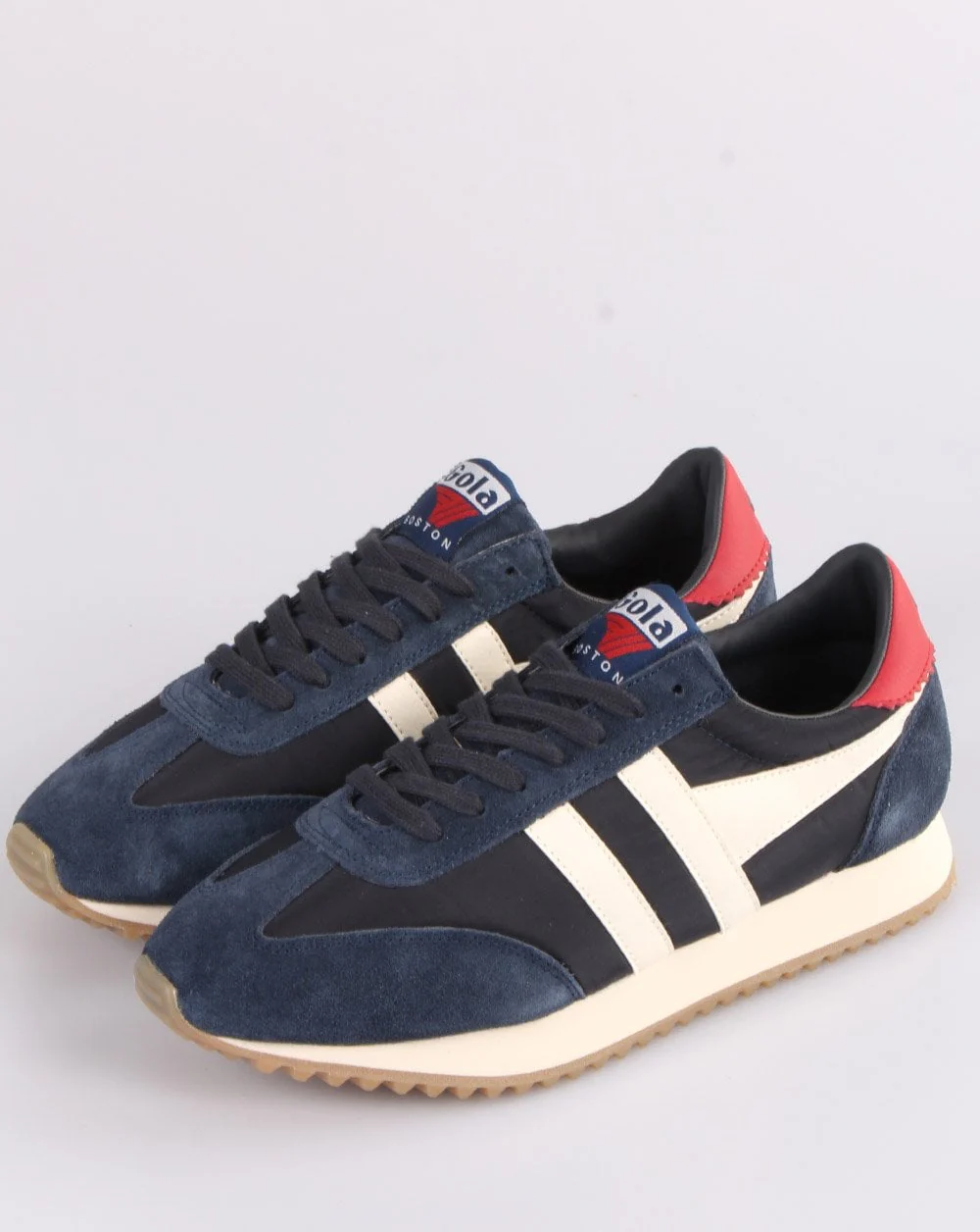 Gola Boston 78 Trainer Navy/Off White - Image 3