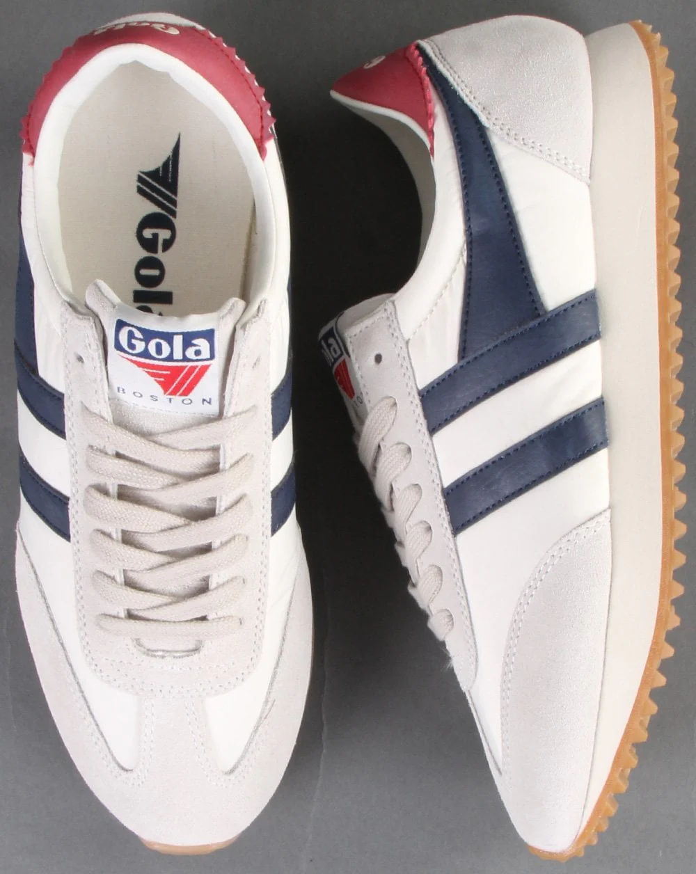 Gola Boston 78 Trainer Off White/Navy - Image 2
