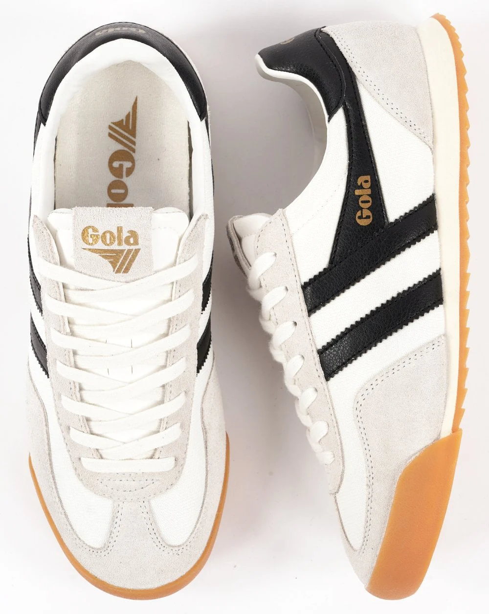 Gola Europa Trainers White / Black - Image 4