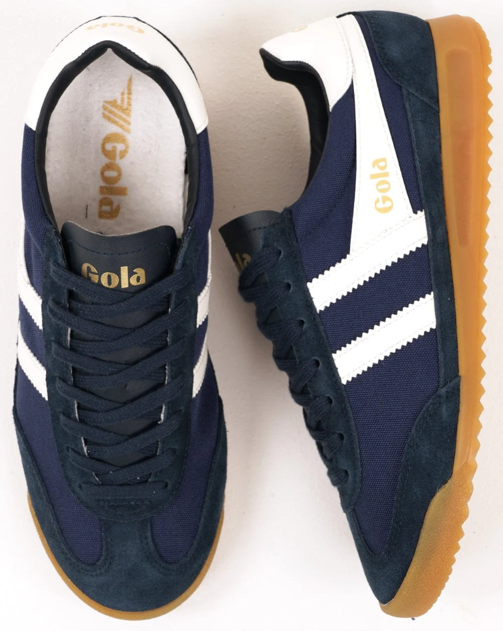 Gola Tornado Trainers Navy / Off White - Image 4