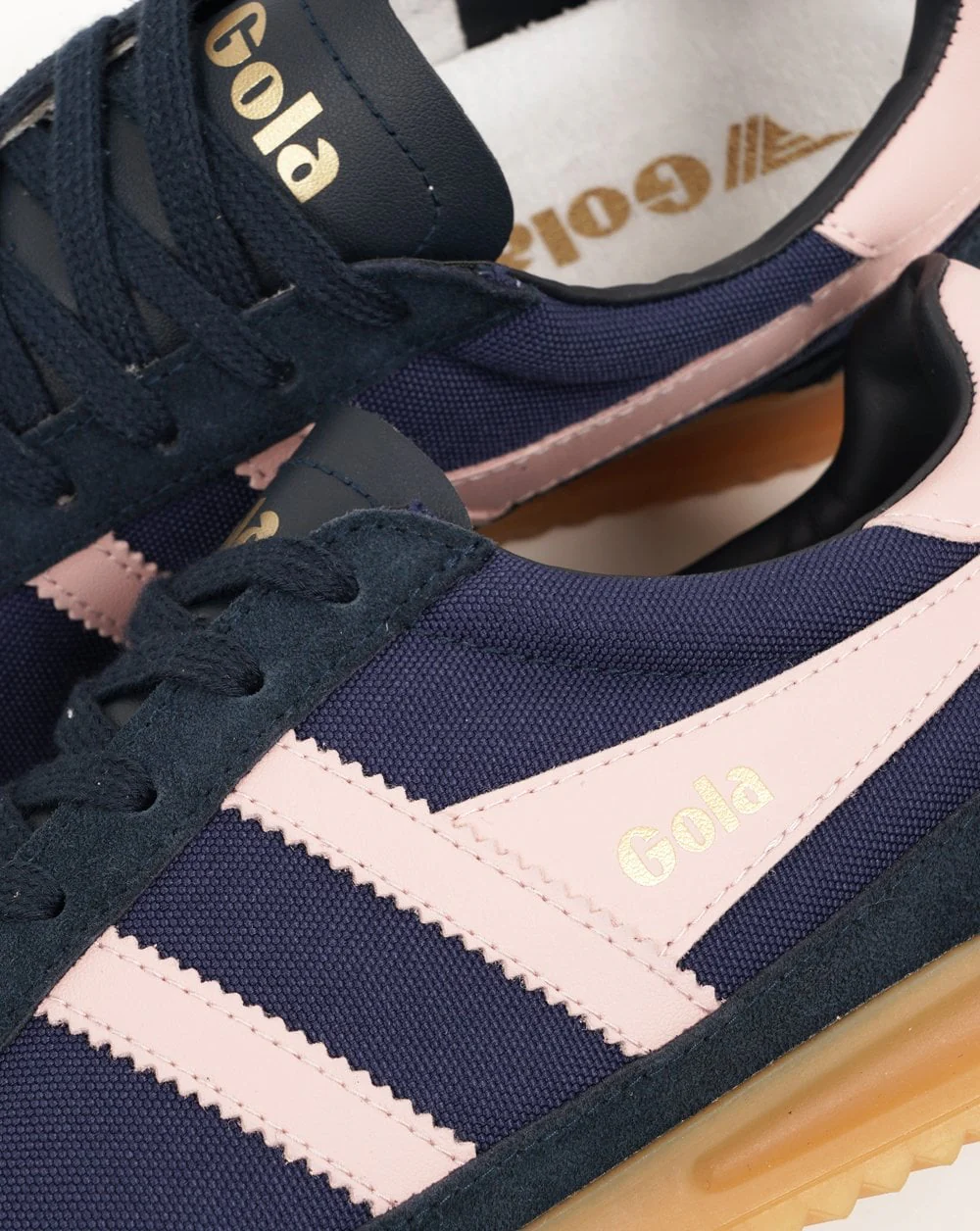 Gola Women's Tornado Trainers Navy/Chalk Pink - Image 3