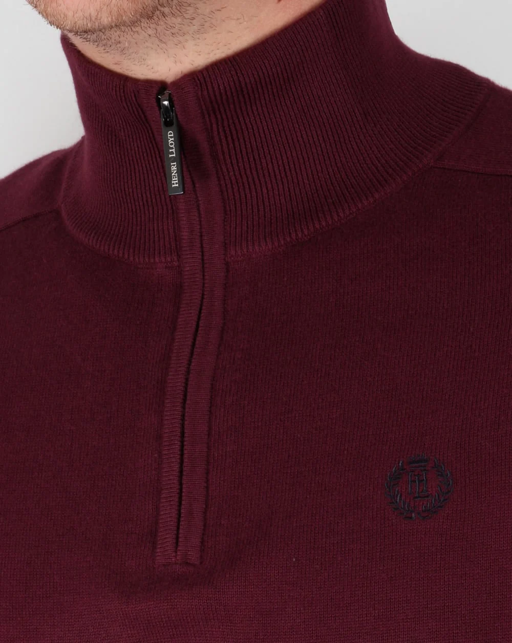 Henri Lloyd Half Zip Knit Port - Image 2