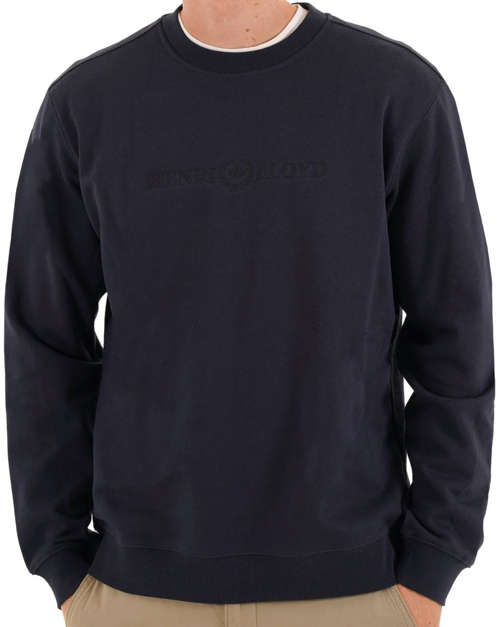Henri Lloyd Lytham Big Logo Sweat Navy - Image 2