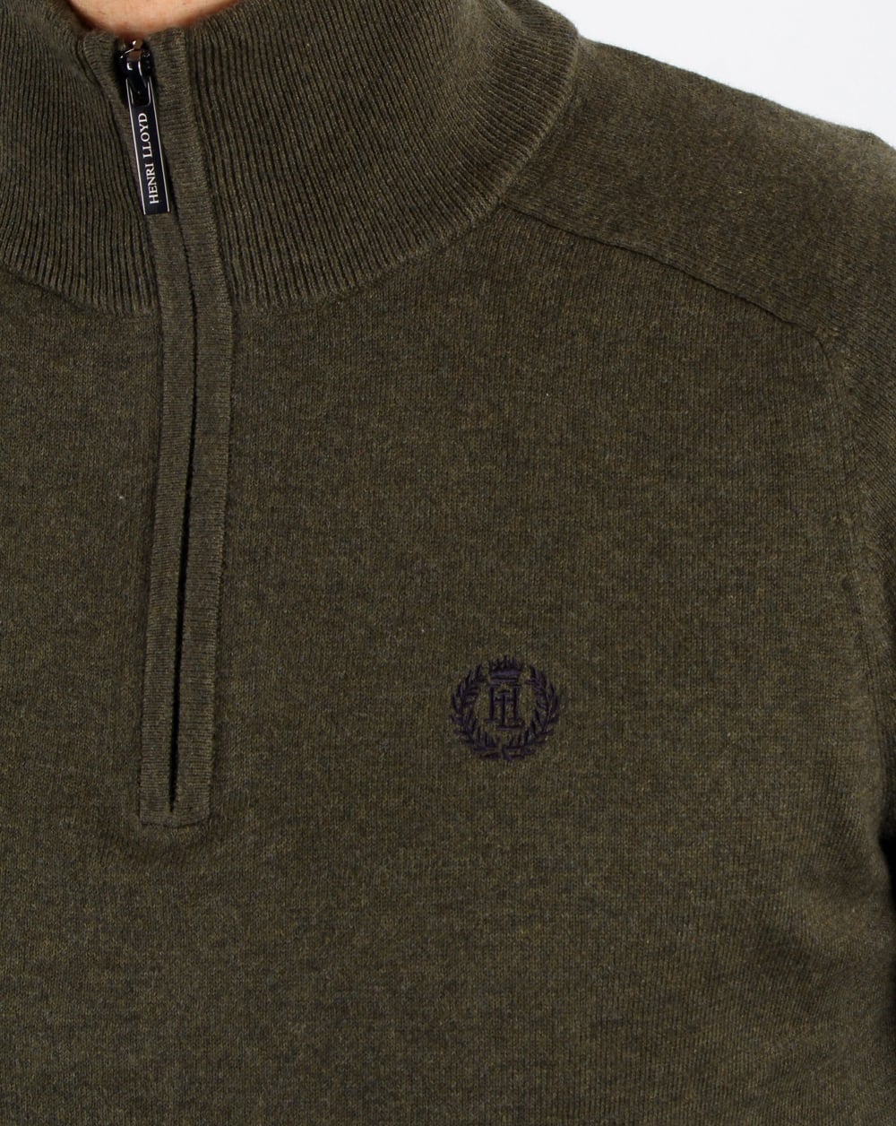 Henri Lloyd Morgan Half Zip Knit Litchen - Image 2