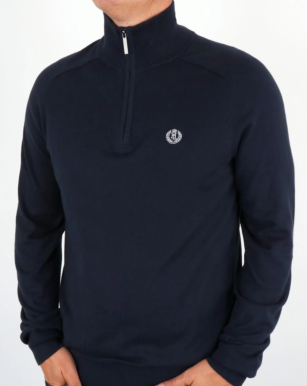 Henri Lloyd Morgan Half Zip Knit Navy - Image 2