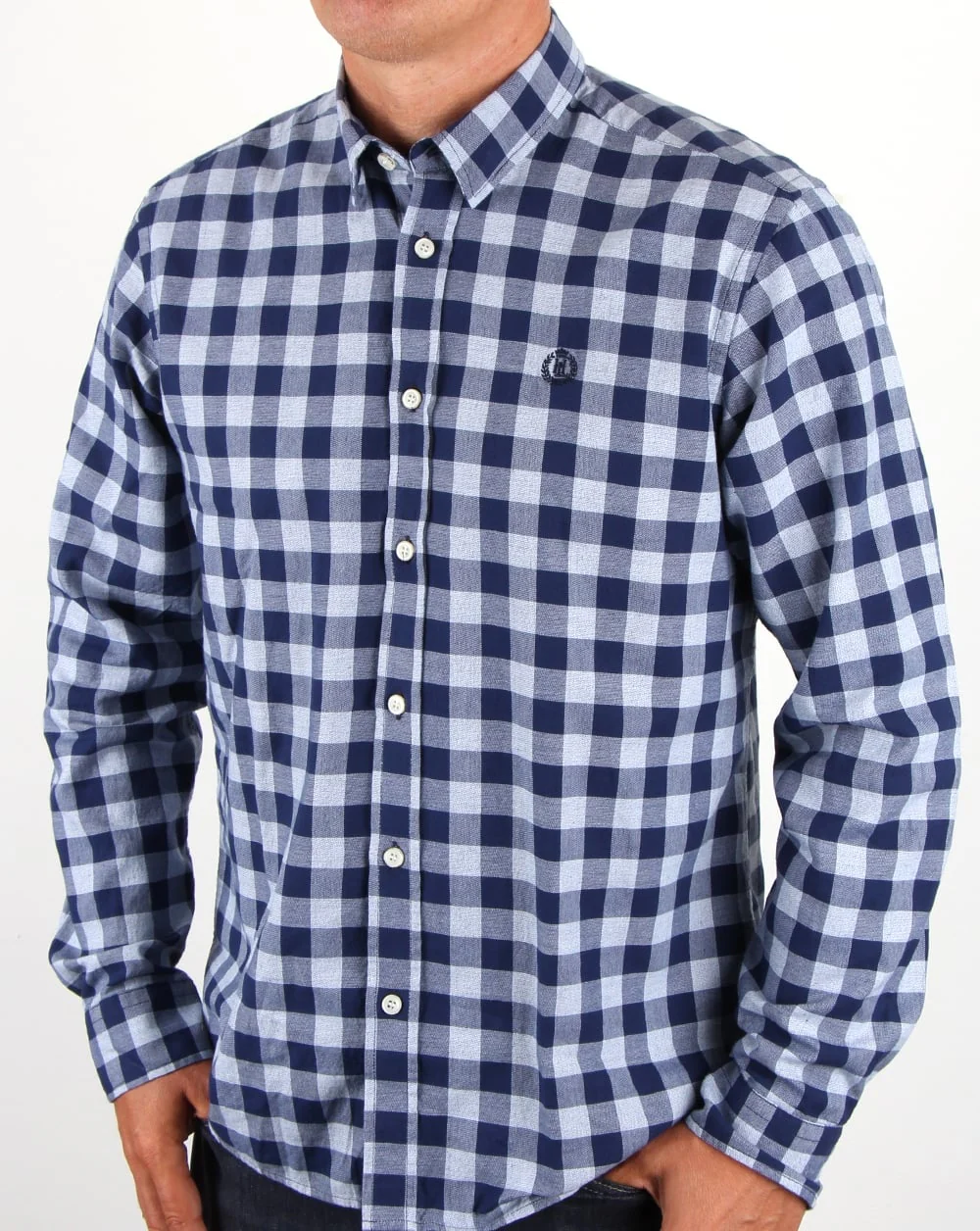 Henri Lloyd Ramore Check Shirt Navy White
