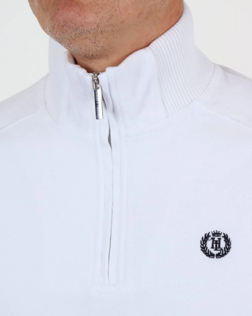 Henri Lloyd Rednor Half Zip Sweat White - Image 2