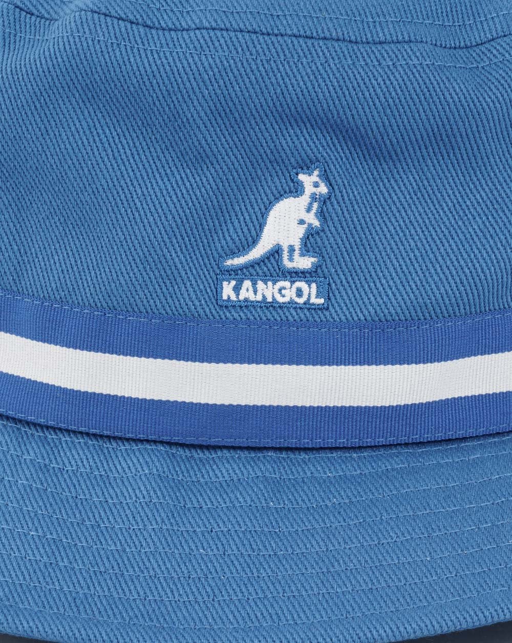 Kangol Stripe Gallagher Bucket Hat Washed Blue - Image 2