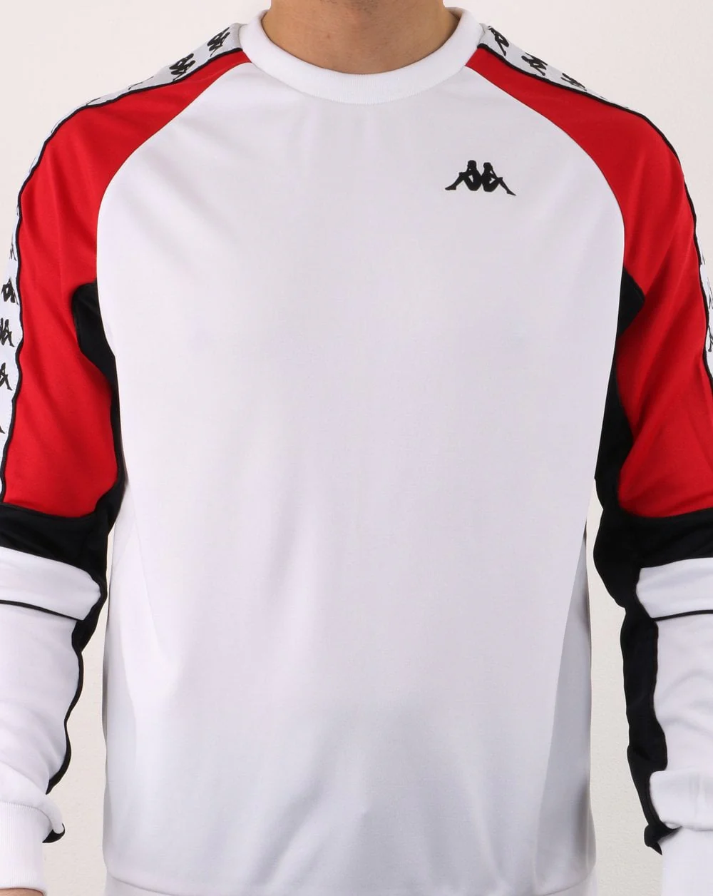 Kappa Arlton 222 Banda Sweatshirt White/red - Image 4