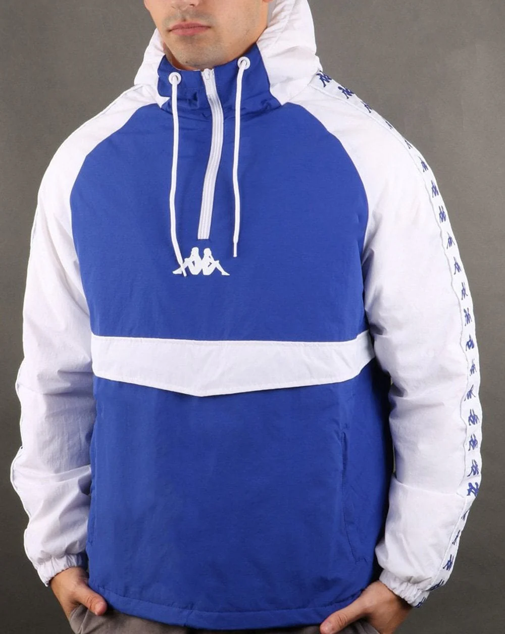 Kappa Banda Britein Jacket Blue/White
