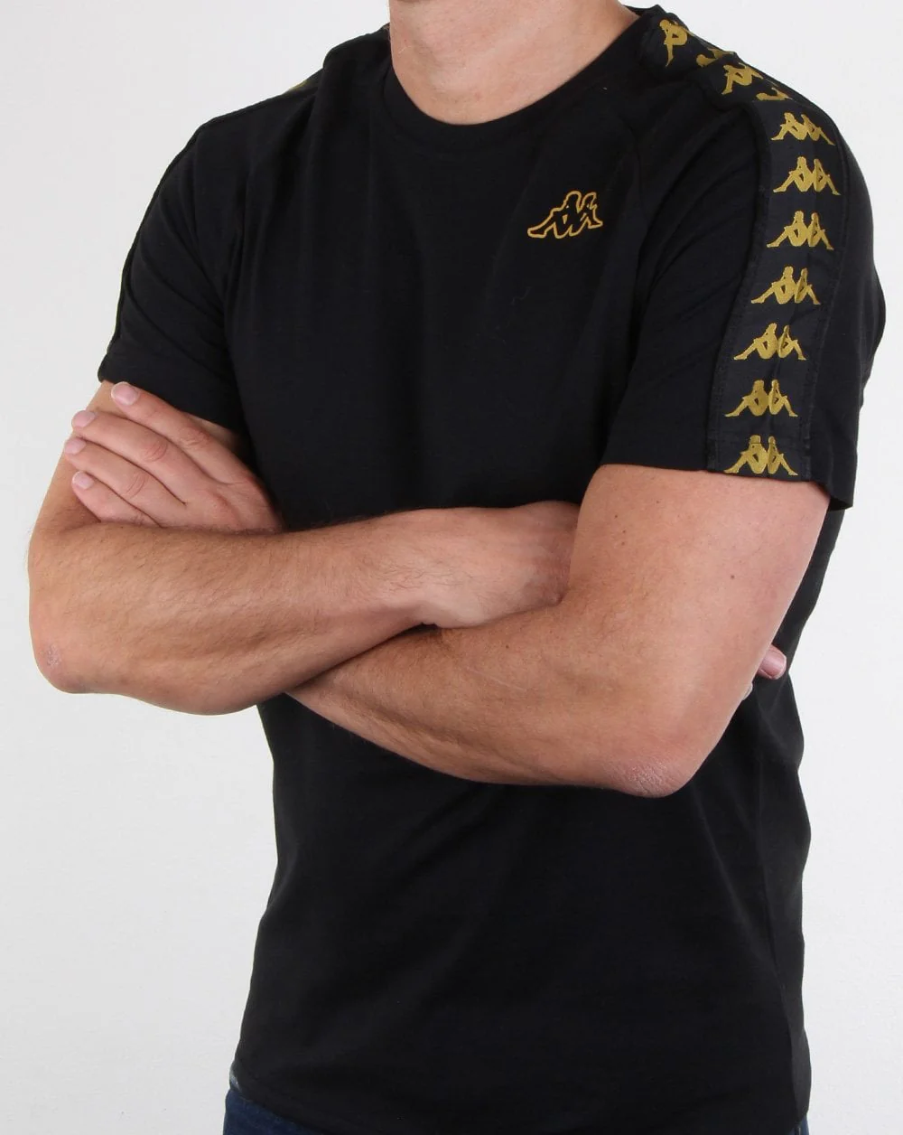 Kappa Banda Coen T-shirt Black/gold - Image 3