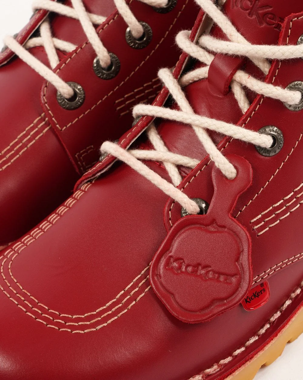 Kickers Kick Hi Boots Red - Image 2